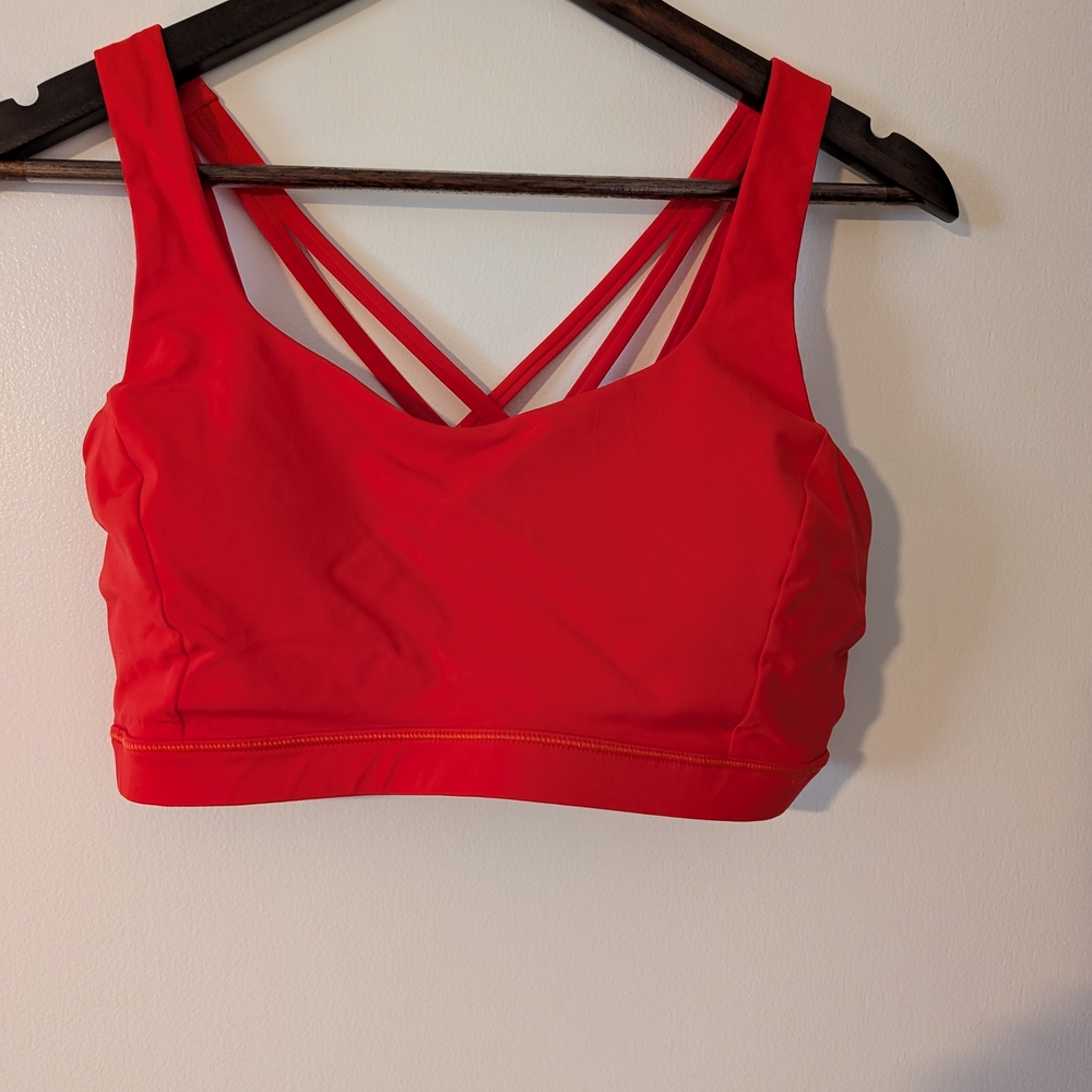 Women's Red Sports Bra
